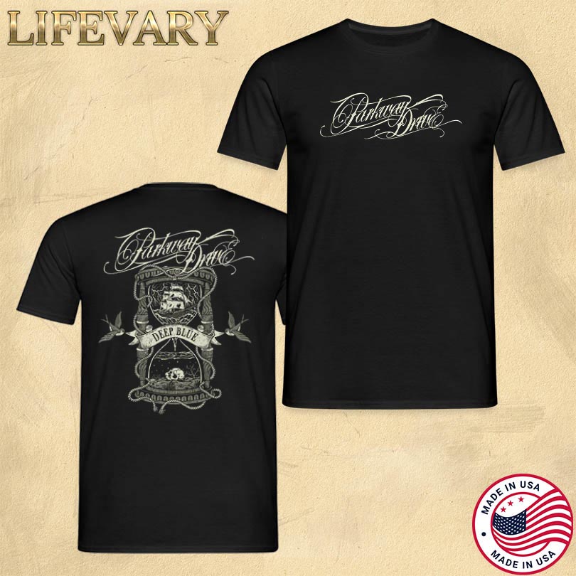Official Parkway Drive Deep Blue Hourglass Merch