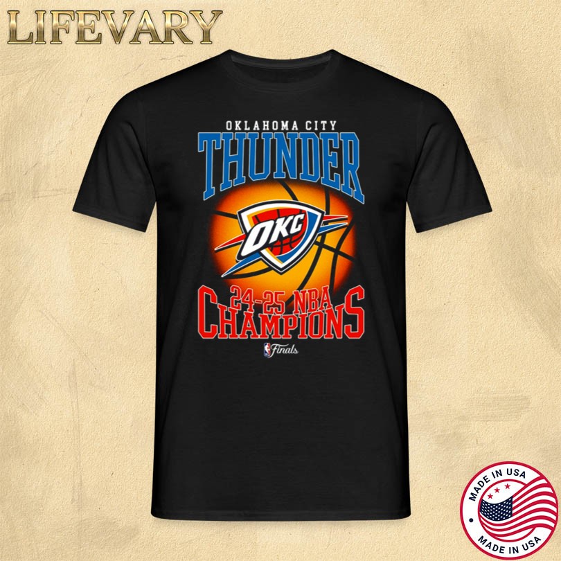 Official Thunder 24-25 NBA Champions Basketball Merch