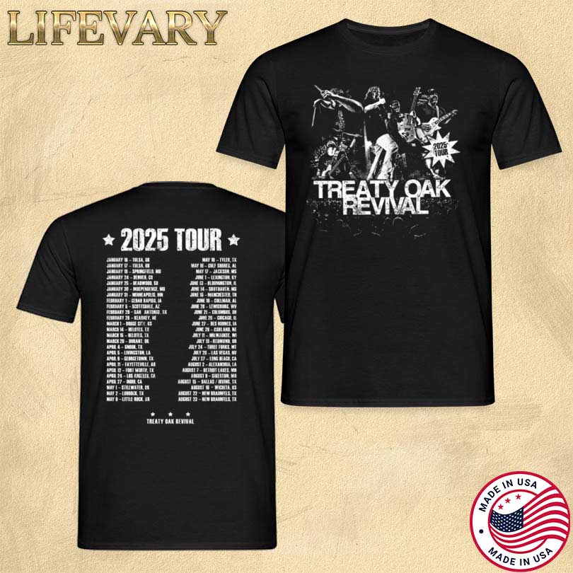 Official Treaty Oak Revival 2025 Tour Merch