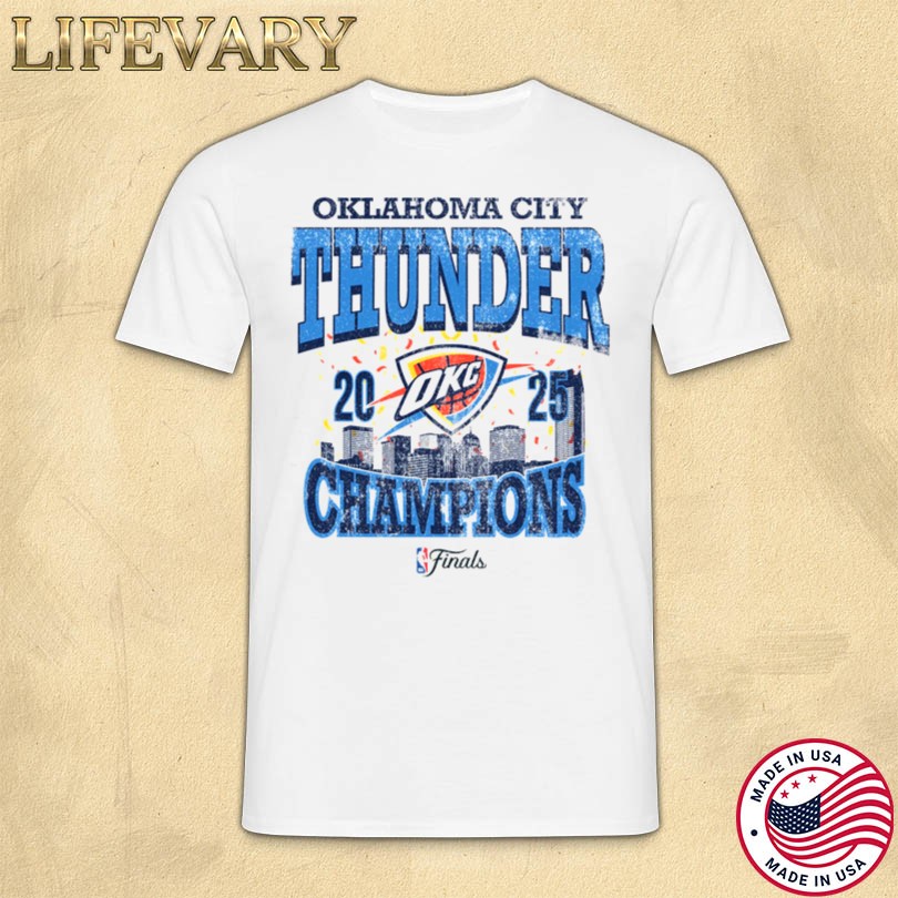 OKC Thunder Championship Final 2025 Merch