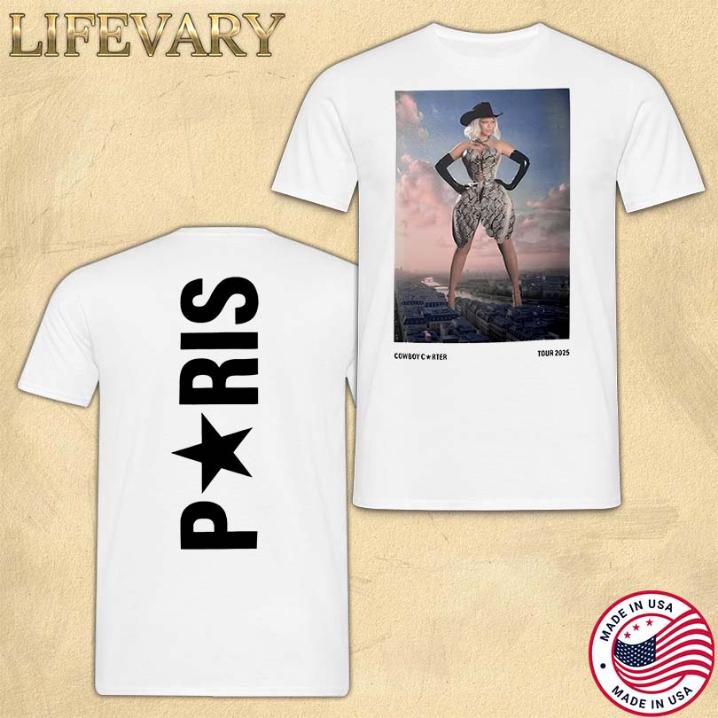 Paris Beyoncé Cowboy Carter 2025 Shirt
