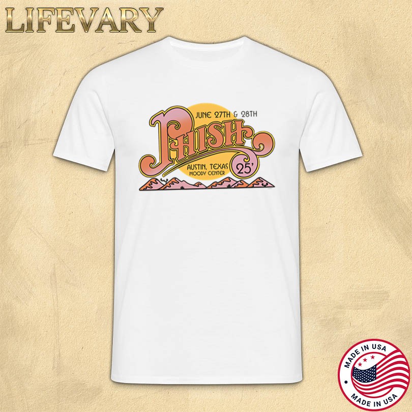 Phish Moody Center June 27 28 2025 Austin TX Event Tee Shop