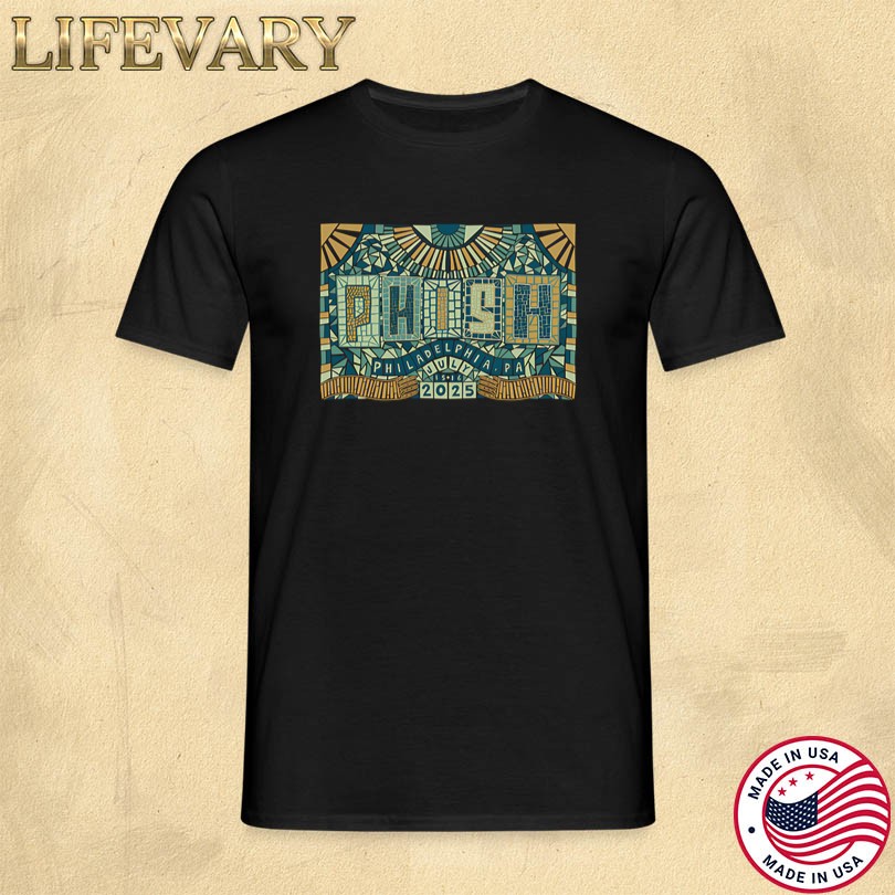 Phish TD Pavilion at the Mann July 2025 T-Shirt