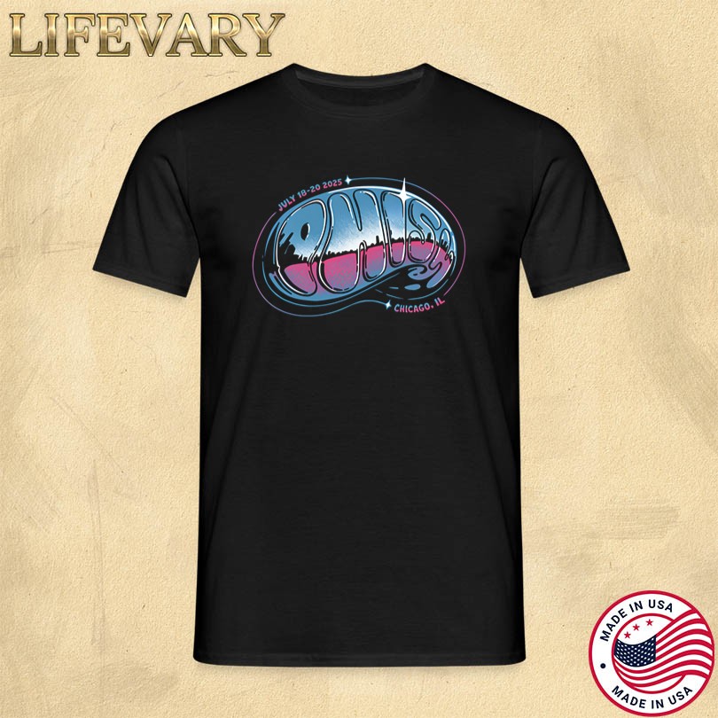 Phish United Center July 18-20 2025 Chicago IL Tour Merch