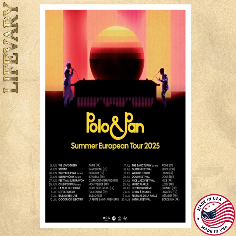 Polo & Pan Summer European Tour 2025 Poster