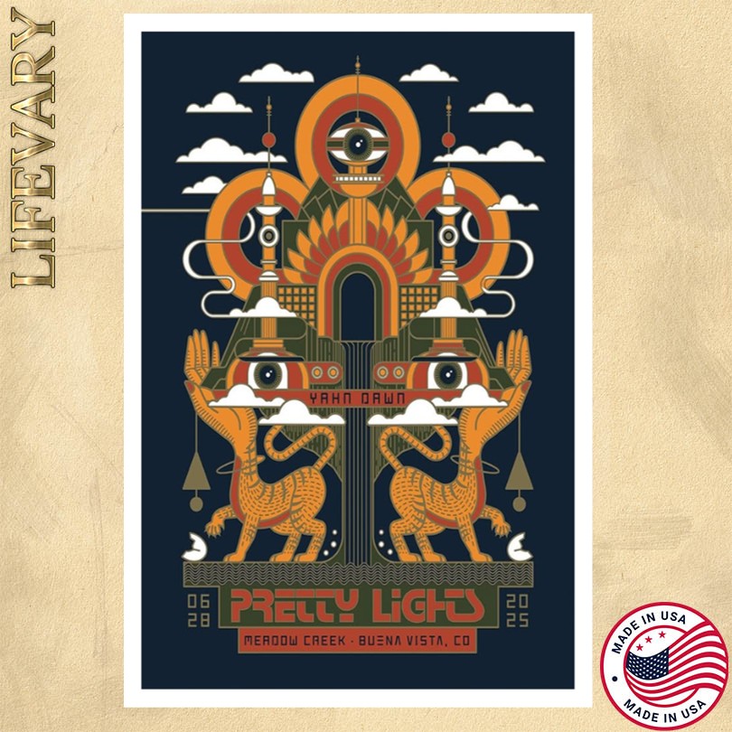 Pretty Lights Meadow Creek Jun 28 2025 Buena Vista CO Poster