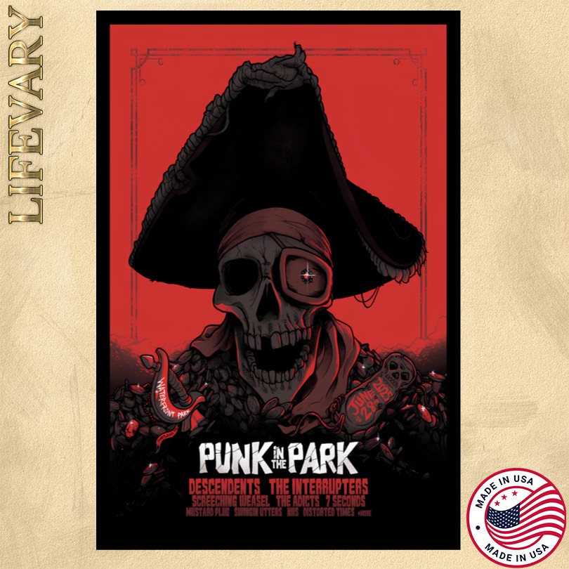 Punk In The Park Waterfront Park Show 2025 Poster