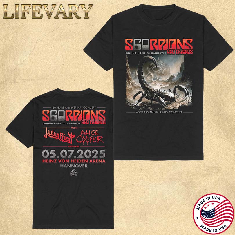 Scorpions Merch Coming Home To Hannover 2025 Shirt