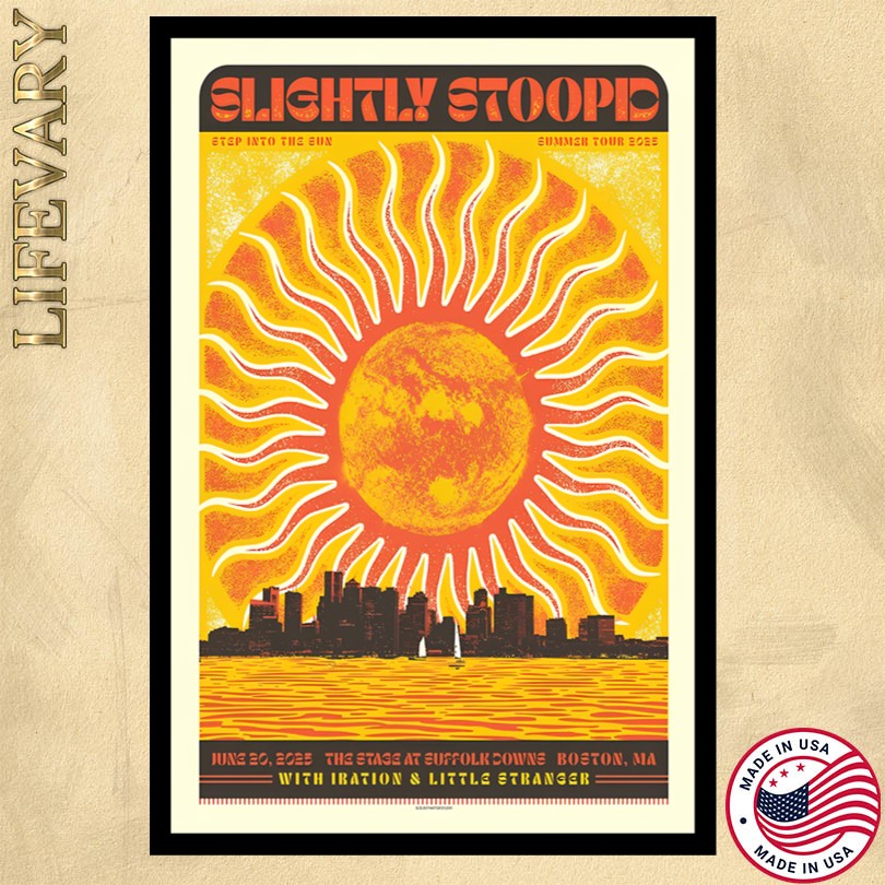 Slightly Stoopid June 20 2025 Boston MA Tour Poster