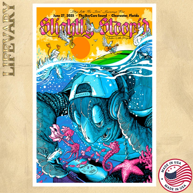 Slightly Stoopid June 27 2025 The BayCare Sound Clearwater, FL Poster