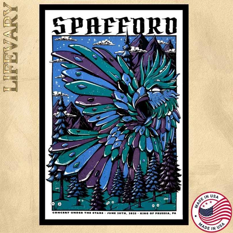 Spafford Concert Under The Stars 06 20 2025 Event Poster