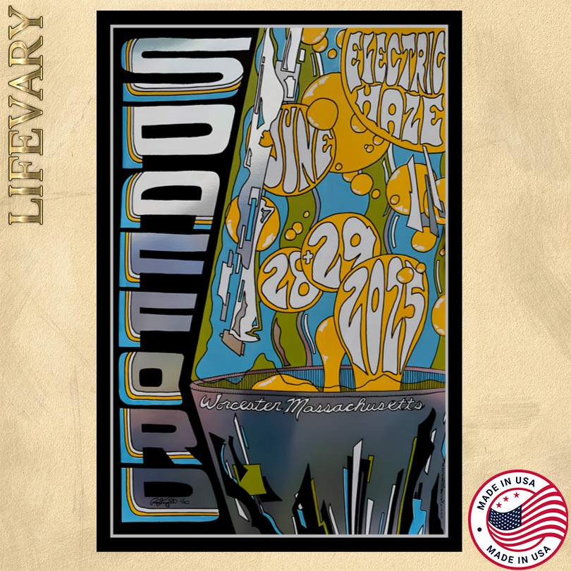 Spafford June 29 2025 Worcester, MA Tour Poster