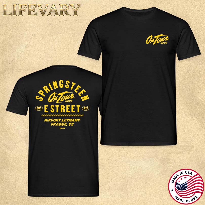 Springsteen & The E-Street Band June 15 2025 Prague CZ Shirt