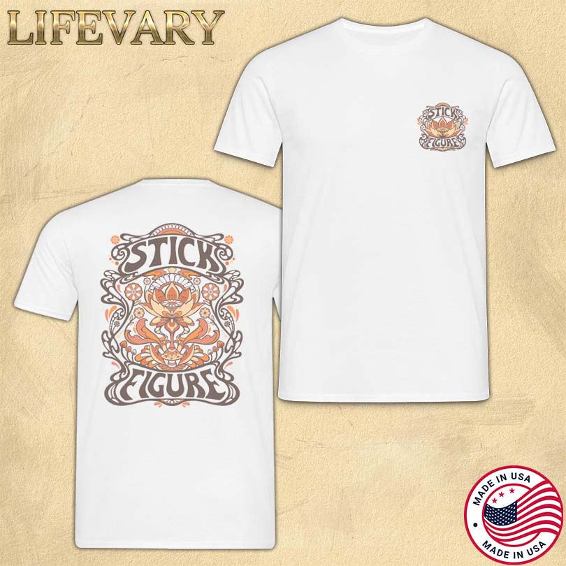Stick Figure Lotus Flower T-Shirt