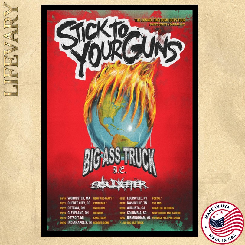 Stick To Your Guns The Connecting Some Dots Tour 2025 Poster