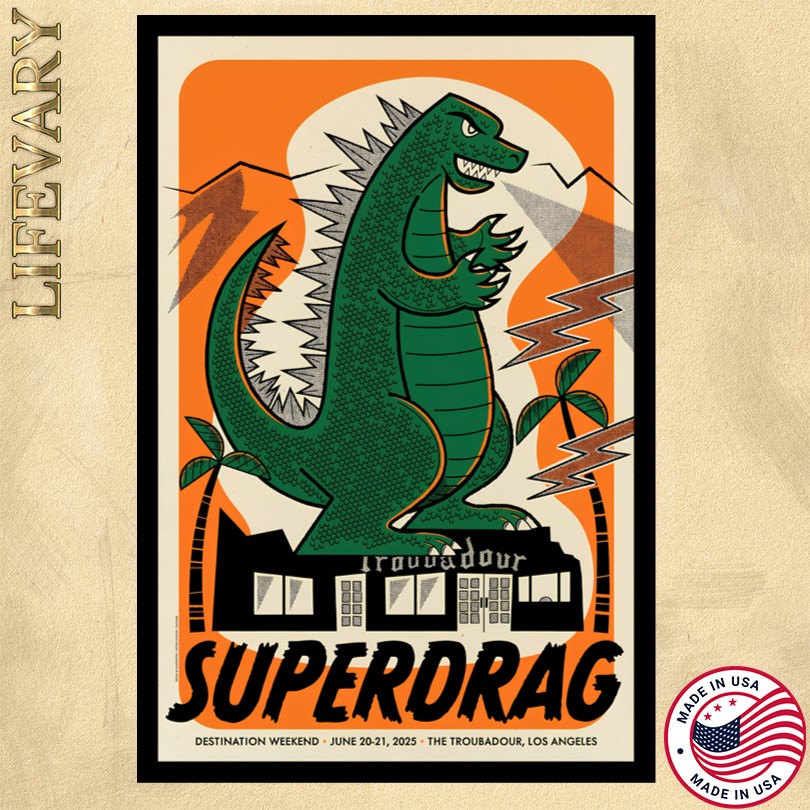 Superdrag Los Angeles June 20-21 2025 Event Poster