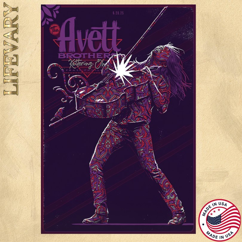 The Avett Brothers June 28 2025 Fraze Pavilion Kettering, OH Poster