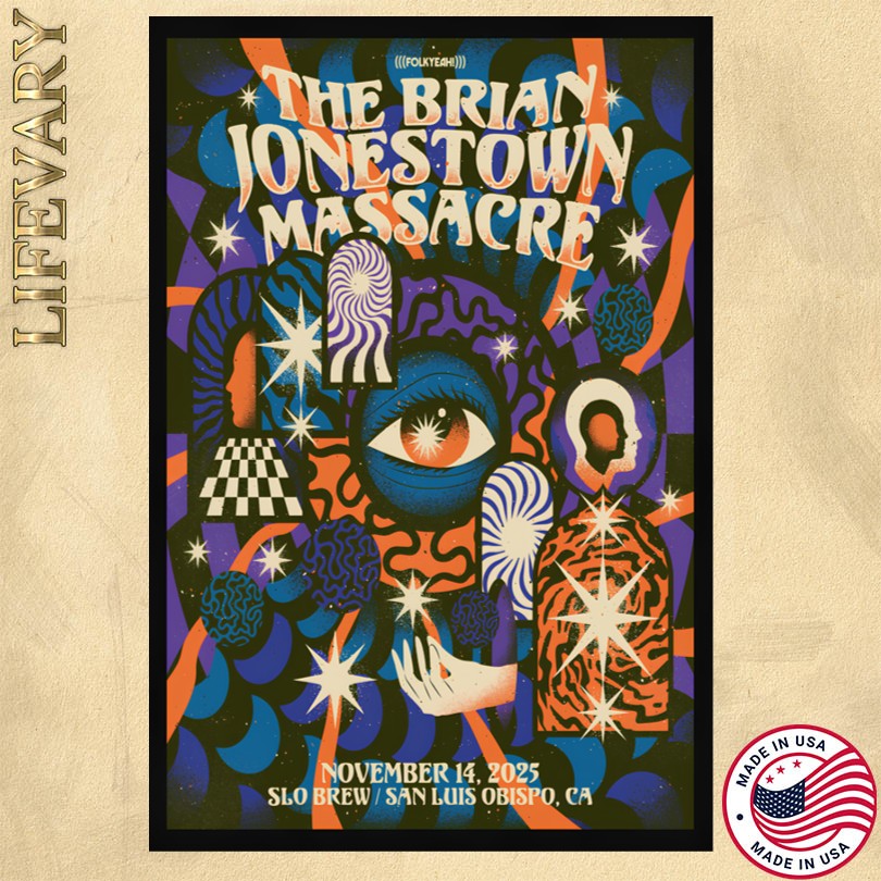The Brian Jonestown Massacre San Luis Obispo CA 11 14 25 Event Poster