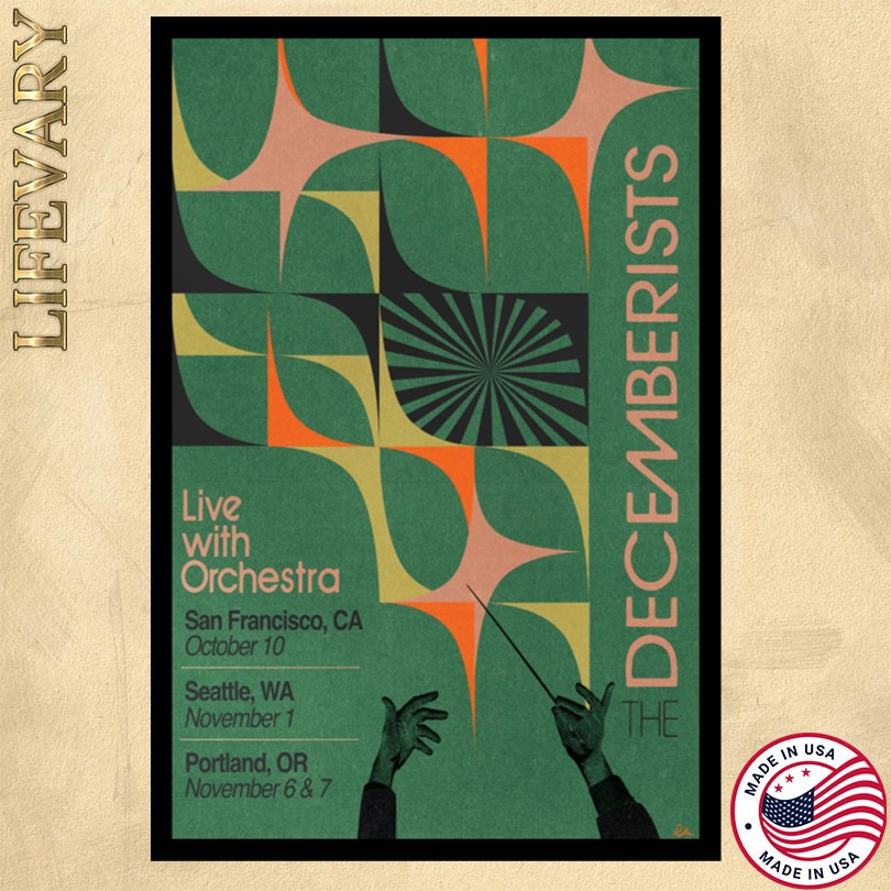 The Decemberists Live With Orchestra Poster