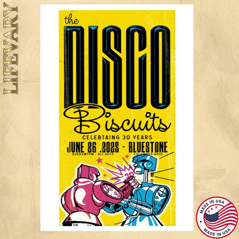 The Disco Biscuits Concert 2025 Columbus, OH Poster