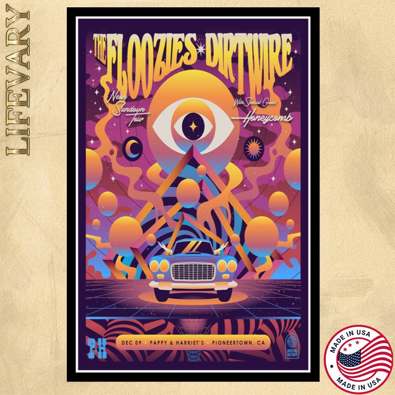The Floozies Dec 9 2025 Pappy and Harriets Pioneertown, CA Poster