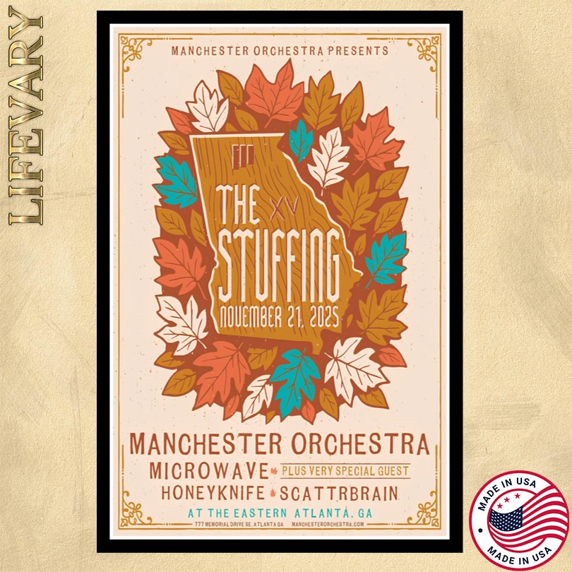 The Stuffing XV November 21 2025 At The Eastern Atlanta GA Tour Poster