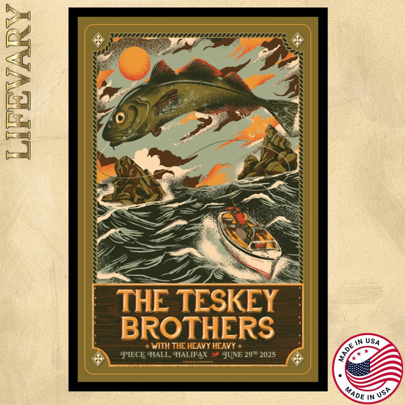 The Teskey Brother Piece Hall Halifax 06 29 2025 Event Poster