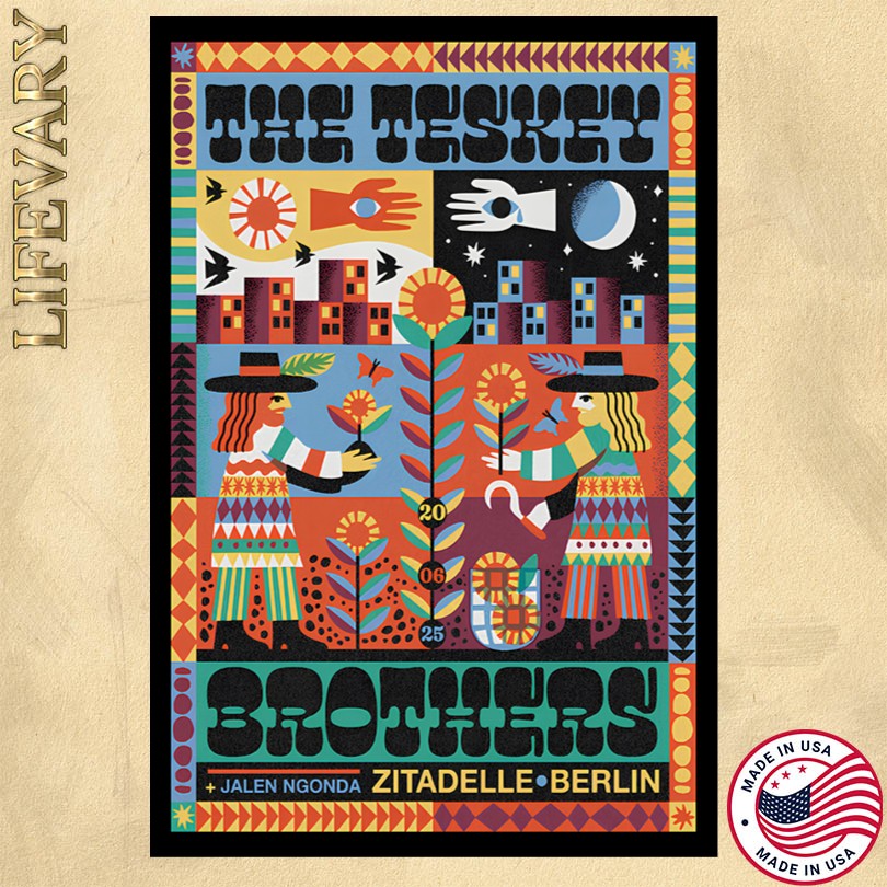 The Teskey Brothers Merch Berlin Germany June 20 2025 Poster