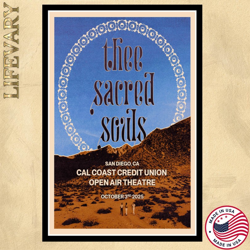 Thee Sacred Souls Tour 2025 San Diego Poster