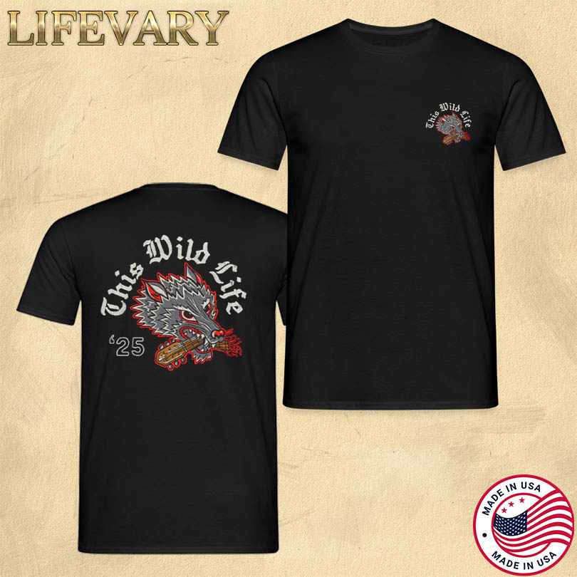 This Wild Life Wolf Guitar 2025 Shirt