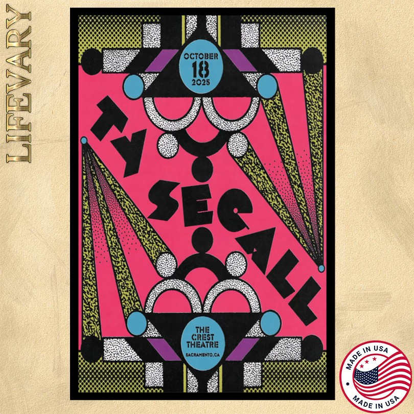 Ty Segall 10 18 2025 Sacramento Tour Poster
