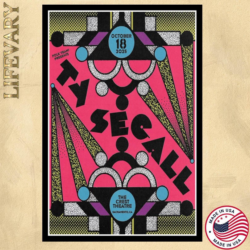 Ty Segall Oct 18 2025 The Crest Theatre Sacramento CA Poster