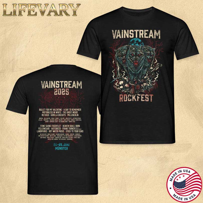 Vainstream Rockfest Wolf 2025 Merch