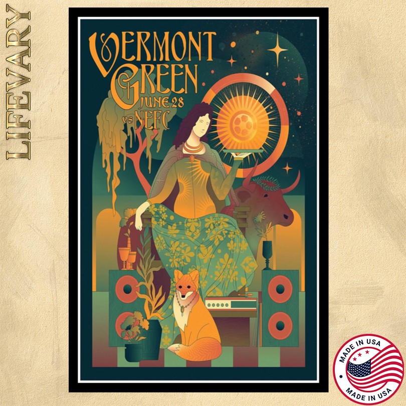 Vermont Green vs. New England June 28 2025 Poster