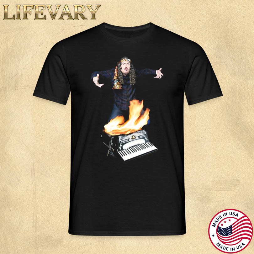 Weird Al Yankovic Accordion on Fire T-Shirt