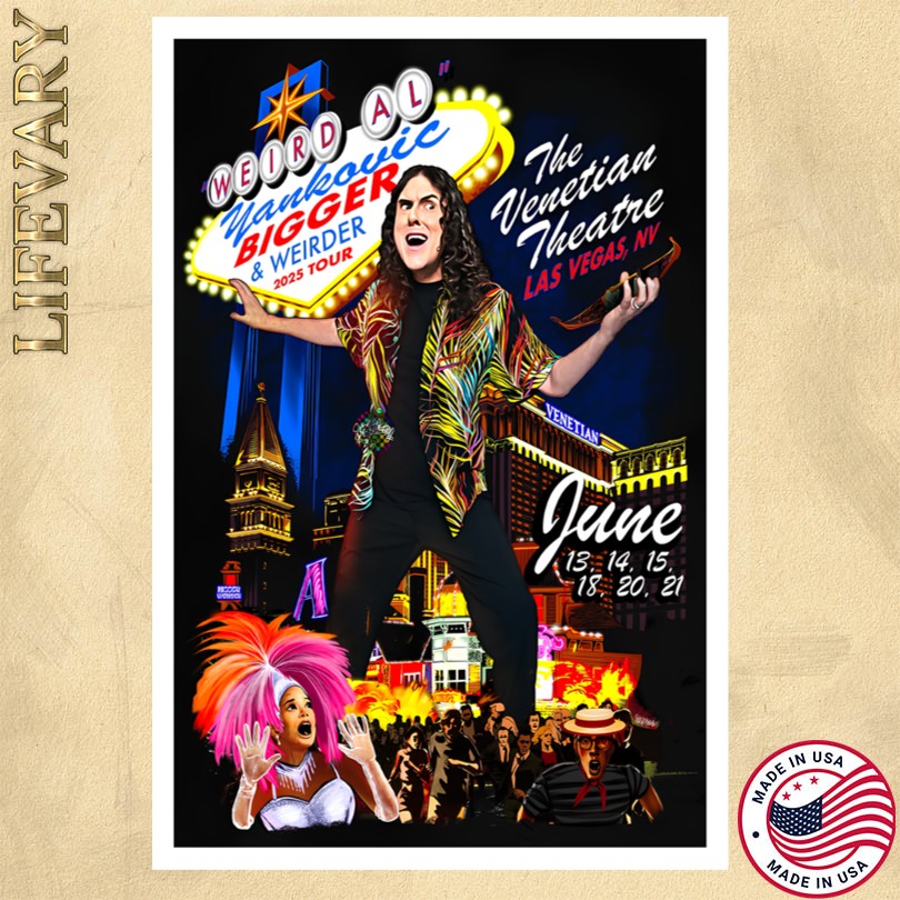 Weird Al Yankovic June 21 2025 Las Vegas NV Poster