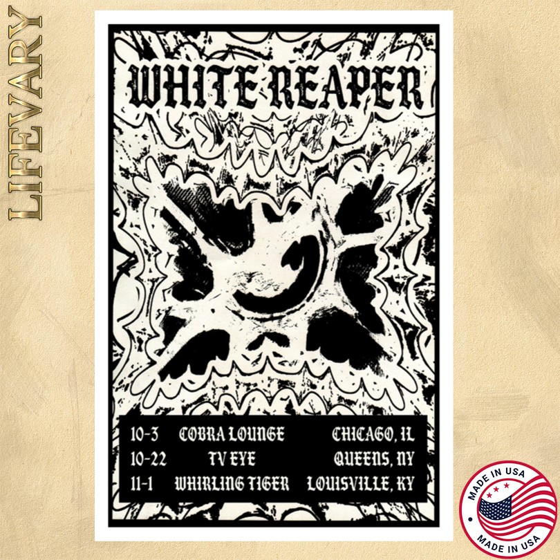 White Reaper Chicago IL 10 3 2025 Poster