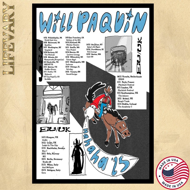 Will Paquin EU UK Tour 2025 Poster