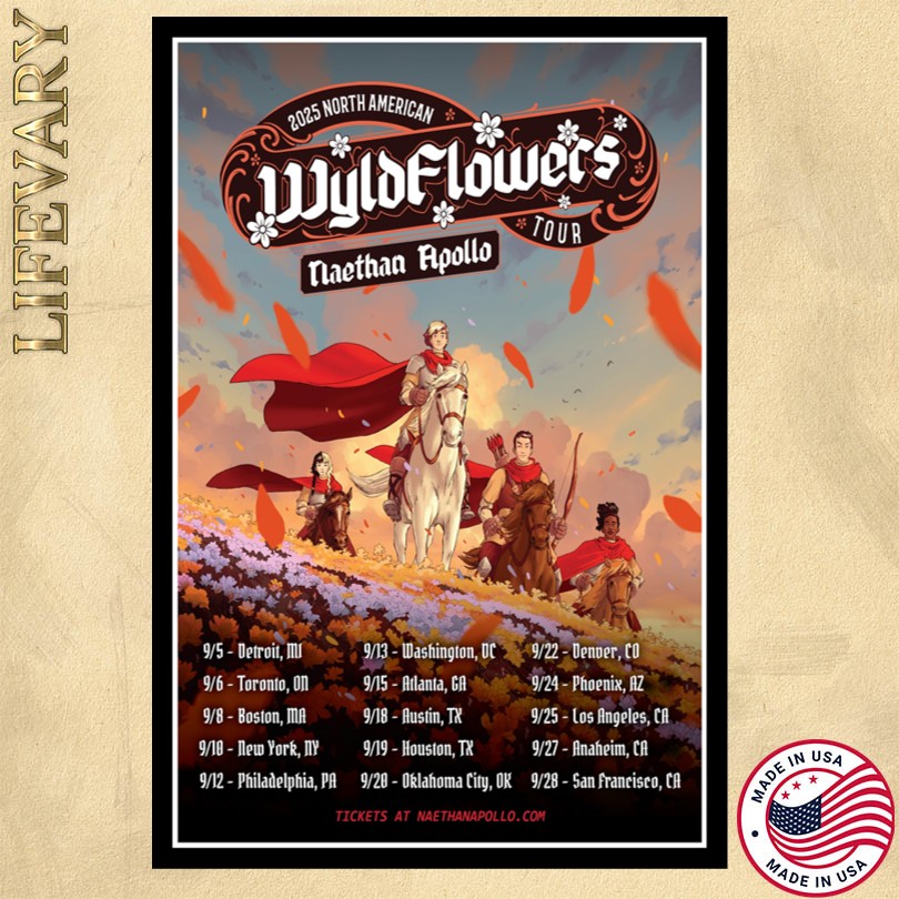 Wyldflowers Naethan Apollo Tour Poster
