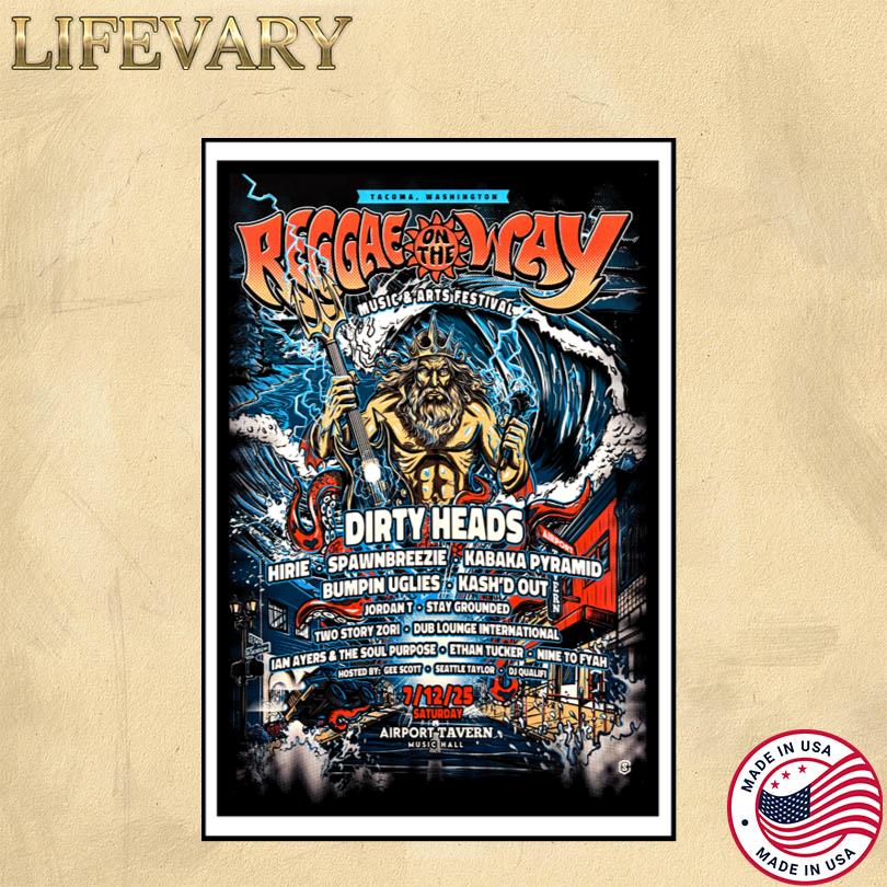 2025 Reggae Festival Poster – Tacoma Washington – Arts & Music Event
