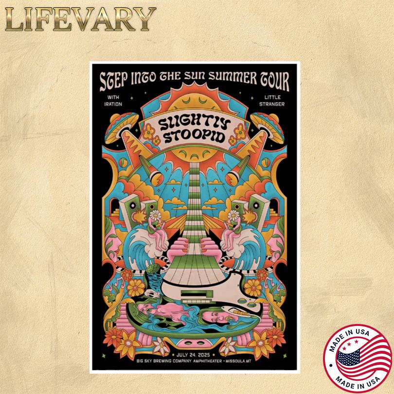 2025 Slightly Stoopid Live Missoula Poster – Big Sky Brewing Co.