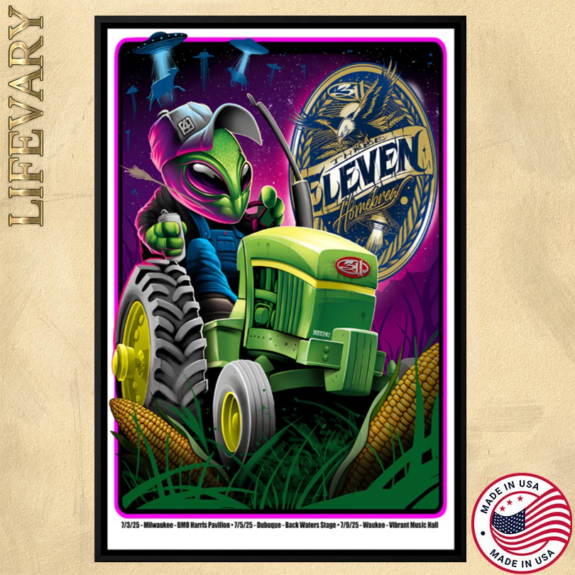 311 July 3 2025 BMO Harris Pavillon Milwaukee Poster