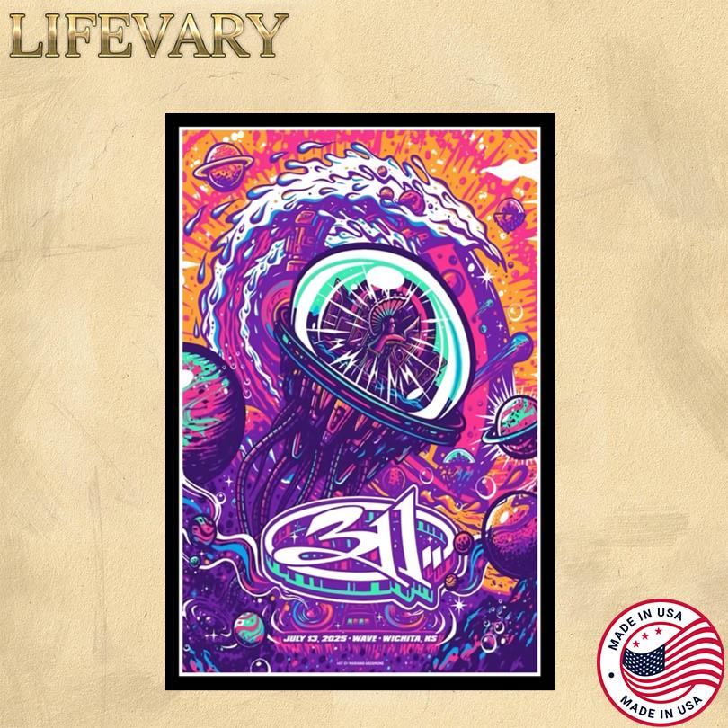 311 Poster – Wichita KS Wave Outdoors 2025 Merch Print
