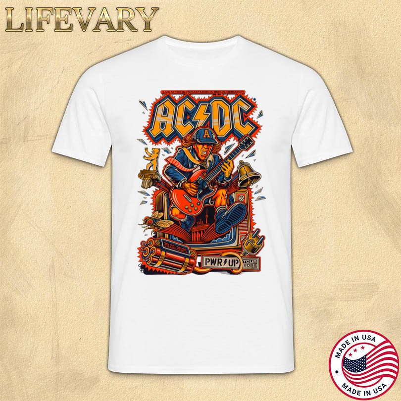 AC DC June 30 2025 Live At The Olympiastadion In Berlin DE T-Shirt