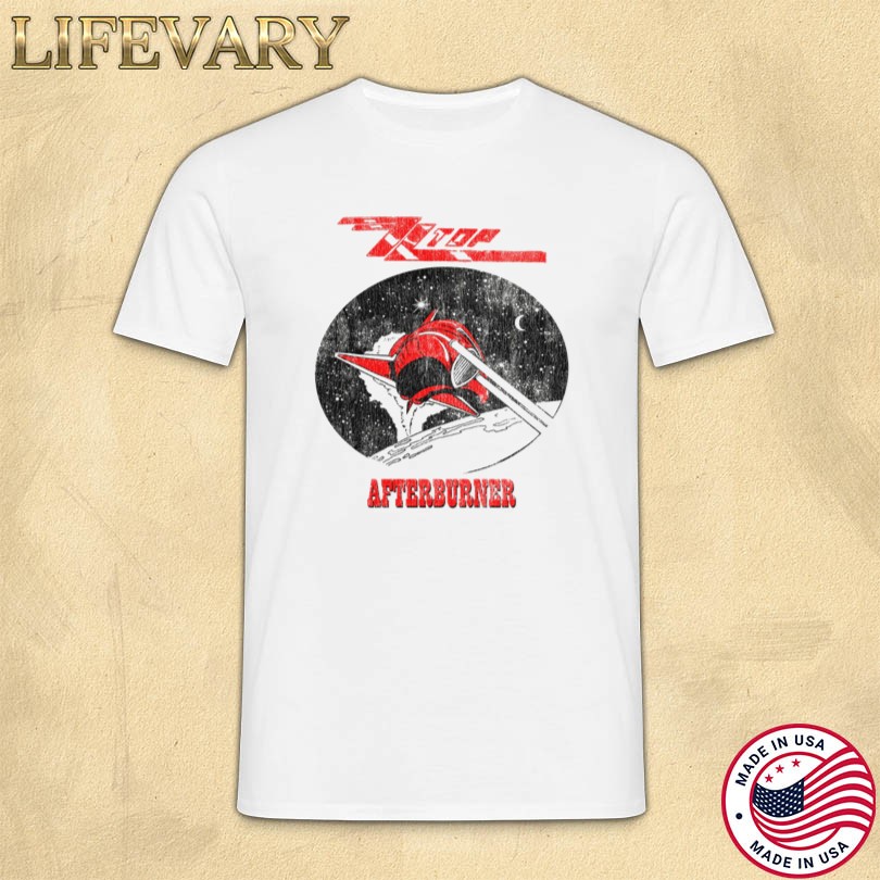 Afterburner Illustrated ZZ Top Official Merch
