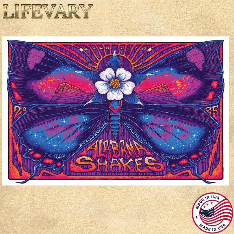Alabama Shakes Concert Event Morrison CO July 2025 Poster