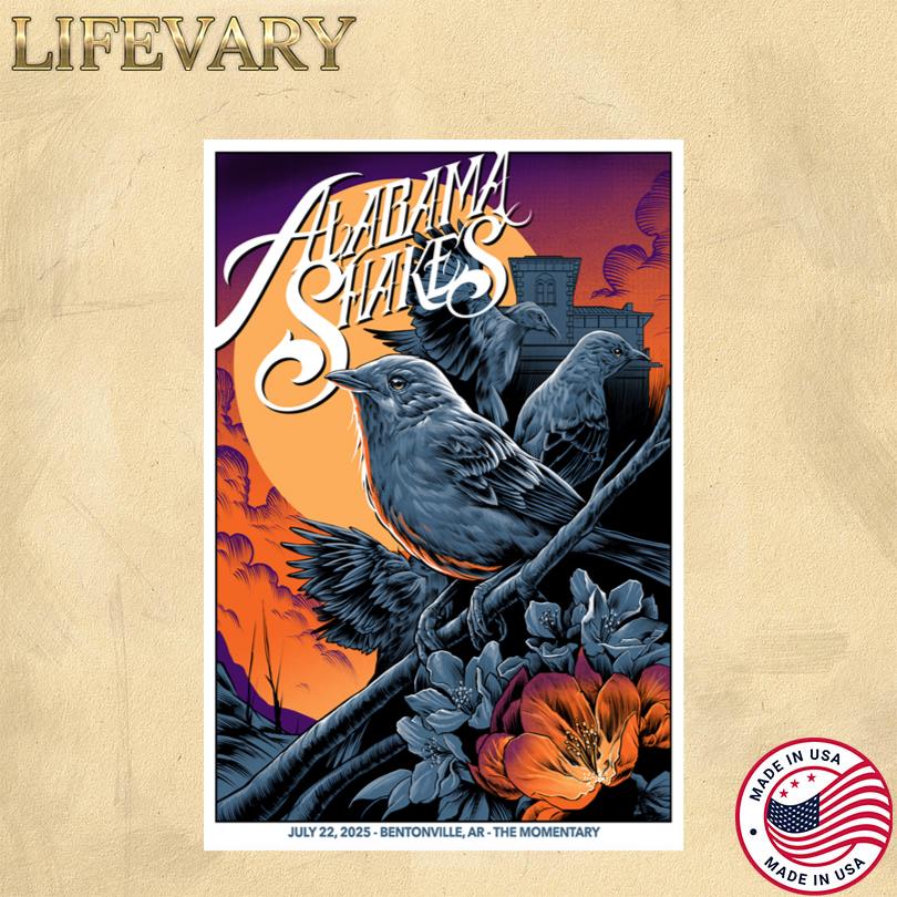Alabama Shakes Show in Bentonville The Momentary July 22 2025 Poster
