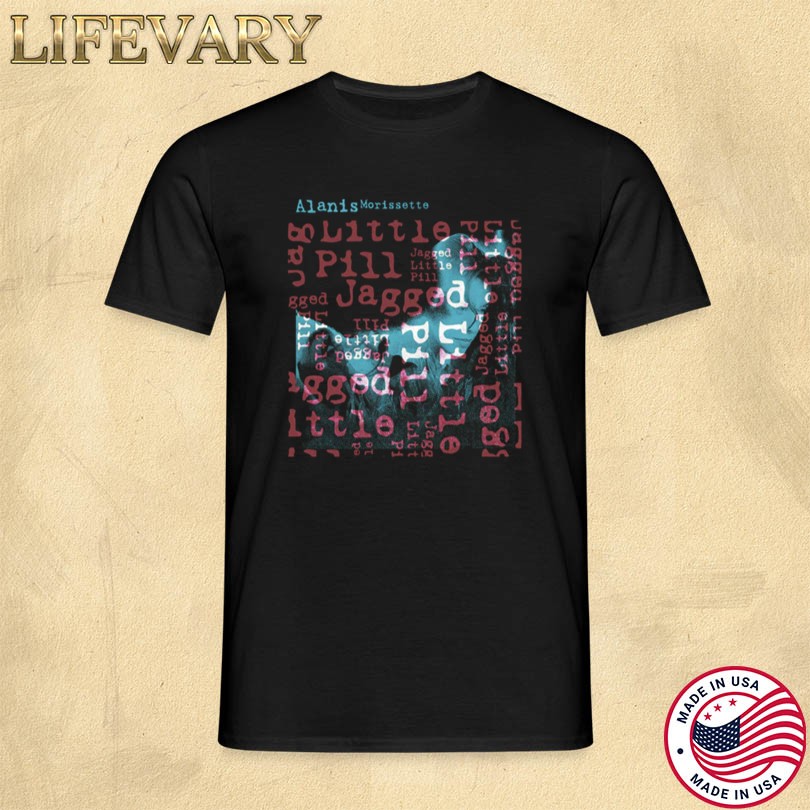 Alanis Morissette JLP Portrait Text T-Shirt