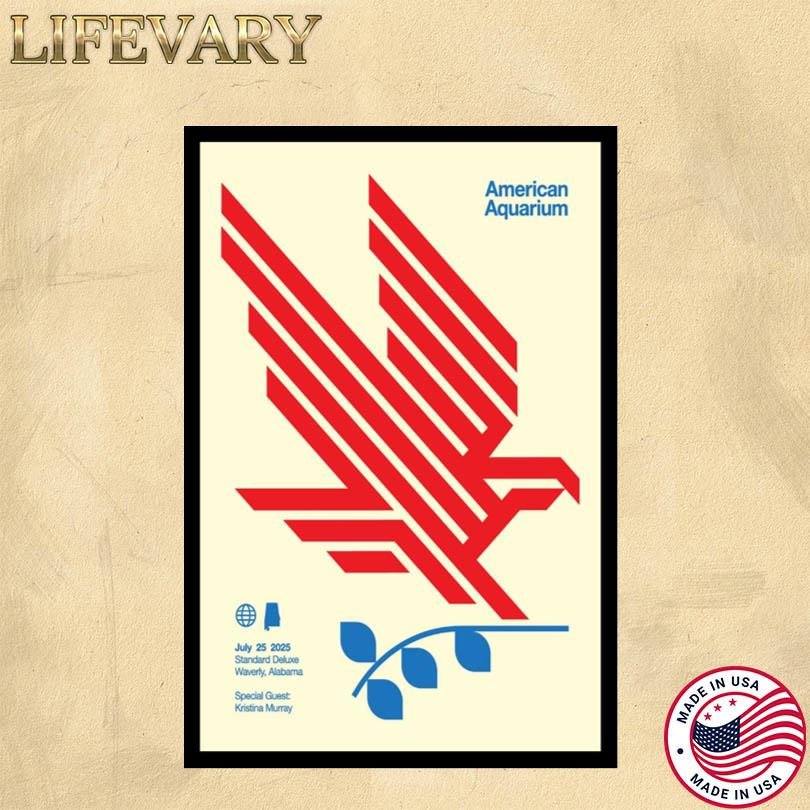 American Aquarium Live Show Waverly Alabama July 25 2025 Poster