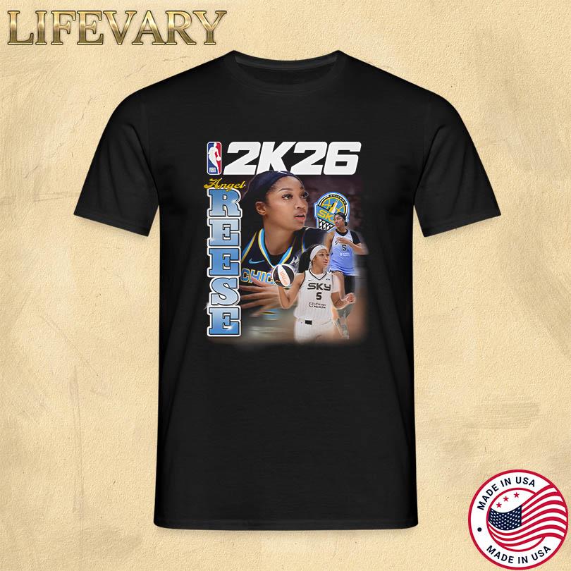 Angel Reese x NBA 2K shirt